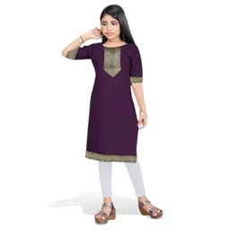 SPECKLESS Girls Yoke Design Kurta-picture-17