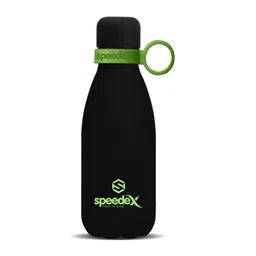 Speedex Black & Green Stainless Steel Solid Double Wall Vacuum Water Bottle 350 ml-picture-33