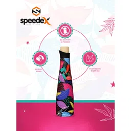 Speedex Black Single Stainless Steel Printed Water Bottle image 2