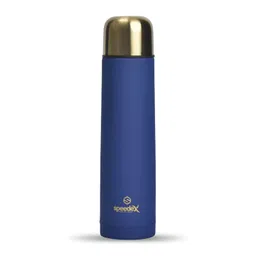 Speedex Blue & Gold Toned Stainless Steel Solid Double Wall Vacuum Water Bottle 500ml-picture-26