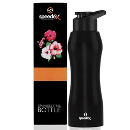 Speedex Hydrate Stainless Steel 1 Liter Water Bottle for Men Woman and Kids (1000 ml, Black, Sipper)-picture-21