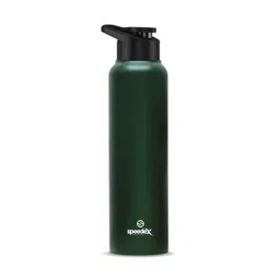 Speedex Olive Green Single Stainless Steel Colourblocked Water Bottle-picture-38
