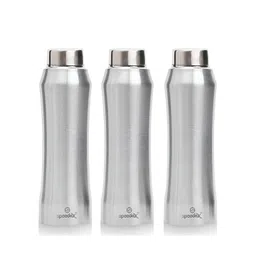 Speedex Silver-Toned Set of 3 Stainless Steel Water Bottle-picture-18