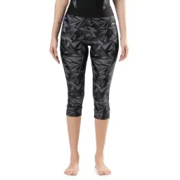 Speedo Black Printed Swim Capris-picture-24
