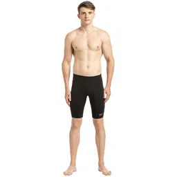 speedo Jammer Endurance+ Boomstar Splice Printed Men Swim Bottom Black Swimsuit-picture-24