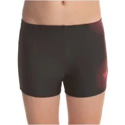 Speedo Kids Black & Phoenix Red Printed Shorts-picture-29