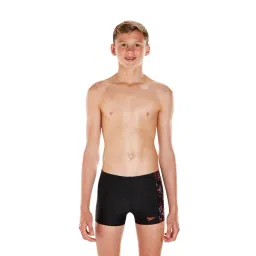 Speedo Kids Black Solid Swim Shorts-picture-37