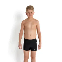 Speedo Kids Black Solid Swim Shorts-picture-26