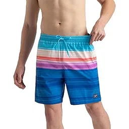 speedo Men's 4 Way Flex Essential Printed Watershorts with Side Pockets | Water Repellent | Internal Drawcord | Wide Waistband Swimming Trunks-picture-38
