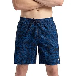 Speedo Men's 4 Way Flex Essential Printed Watershorts with Side Pockets | Water Repellent | Internal Drawcord | Wide Waistband Swimming Trunks-picture-34