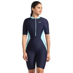 Speedo Navy Plain Swimwear-picture-37