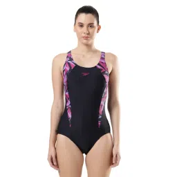 Speedo Navy Printed Swimsuit-picture-27