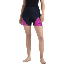 Speedo Navy Regular Fit Sports Shorts-picture-34