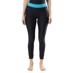 Speedo Navy Self Pattern Swim Leggings-picture-42
