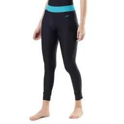 Speedo Navy Self Pattern Swim Leggings image 3