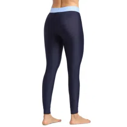 Speedo Navy Self Pattern Swim Leggings image 2