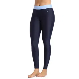 Speedo Navy Self Pattern Swim Leggings image 3