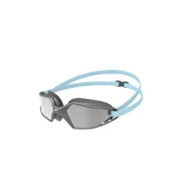 Speedo Unisex Adult Hydropulse Mirror-Lens Swim Goggles - Grey & Silver (Free Size)-image-4