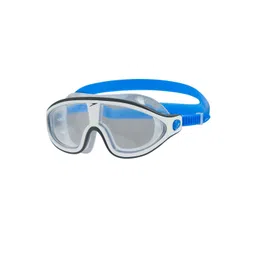 Speedo Unisex Grey & Blue Solid Swimming Goggles-image-20