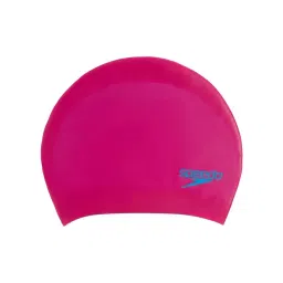Speedo Unisex Kids Long Hair Chlorine Resistant Swim Cap (Pink)-image-32