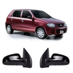 Speedwav Black Side Rear View Mirror Assembly For Maruti Suzuki Alto Old Model-picture-12