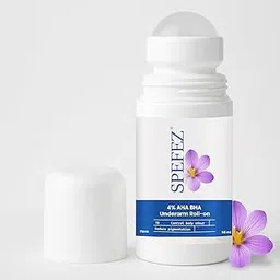SPEFEZ Underarm Roll On | 4% AHA BHA Exfoliant for Dark Underarm Removal | Alcohol Free Deodorant | Underarm Pigmentation Removal| 50ml-picture-11