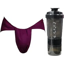 spenca Men's Cotton Gym Supporter with Shaker Magenta-picture-40