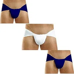 spenca Men's Mercerized Cotton Langot for Gym, Khusti and Physical Activities (Navy; Free Size) Pack of 3-picture-55