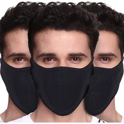 spenca Ninja BLACK 3pcs combo Party Mask-picture-12