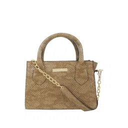 Spice Art Beige Textured Small Handbag-picture-40
