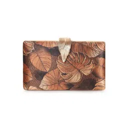 Spice Art Brown Printed Medium Clutch-picture-16