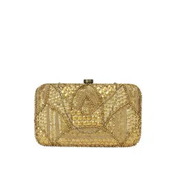 Spice Art Golden Minaudiere Clutch-picture-25