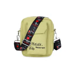 Spice Art Olive Green Medium Printed Cross Body Bag-picture-16