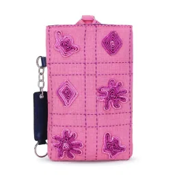 Spice Art Pink Embellished Medium Mobile Pouch-picture-19