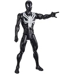 SPIDER-MAN Marvel Titan Hero Series Web Warriors Black Suit-picture-24