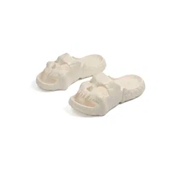 SPIFFERS Men White Skull Patterned EVA Sliders-picture-38
