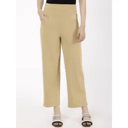SPIFFY Women Smart Loose Fit High-Rise Trousers-image-23