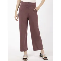 SPIFFY Women Smart Loose Fit High-Rise Trousers-image-43
