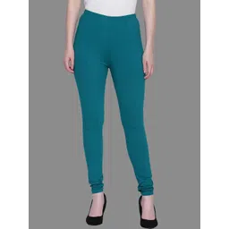 SPIFFY Women Teal Solid Churidar-image-47