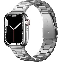 Spigen Modern Fit for Apple Watch Series 10 Strap 46mm, Apple Watch Ultra 2/Ultra 49mm, 9/8/7 45mm, SE2/SE/6/5/4 44mm, 3/2/1 42mm Strap Band -Silver-picture-22