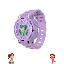 Spiky Kids Patterned Dial & Straps Analogue and Digital Multi Function Automatic Watch-picture-48