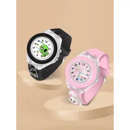 Spiky Kids Set Of 2 Embellished Dial Analogue Multi Function Watch Combo_Space_Rab-picture-36