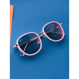 Spiky Unisex Kids Pink Lens & White Oval Sunglasses with UV Protected Lens-ZSWOV_WHT_PIN-picture-17