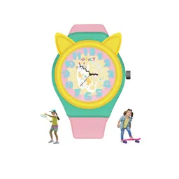 Spiky Unisex Kids Printed Dial & Straps Analogue Watch SPKEVA35_C4_YlwPnk-picture-21