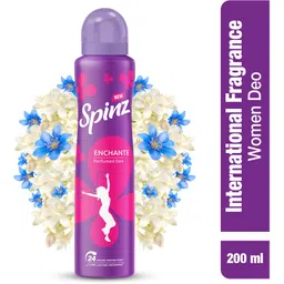 spinz Enchante Deo Body Spray Deodorant Spray - For Women-picture-25