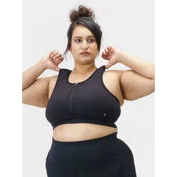 SPIRIT ANIMAL Plus Size Full Coverage Moisture Wicking High Support Workout Bra-picture-28