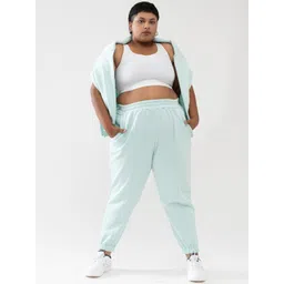 SPIRIT ANIMAL Women Plus Size Mid-Rise Rapid-Dry Joggers-picture-35