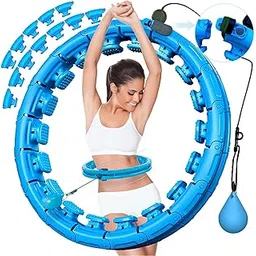 SPIRITUAL HOUSE Smart Fitness Exercise Hoop with Gravity Ball, Adjustable Links for Waist Training, Belly Fat Burning, 600 Calories in 30 Minutes-picture-31