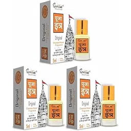 SPIRITUAL SOLUTIONS Pooja Itra Chandan Kesar 5 ML | Premium Pooja Itra for Home and Mandir | Pure and Natural Fragrances for Worship and Meditation, (Pack Of 3)-picture-31