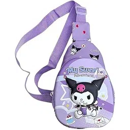spocco | Kids Chest Bag Cartoon Print Bag for Kids One Side Shoulder Bag, Cross Body Bag for Kids, Travel Chest Bag, Sling Bag, Crossbody Chest Sling Bag, Gift for Boys Girls - CB53-picture-10